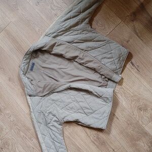 Sage green quilted bomber jacket size XL
